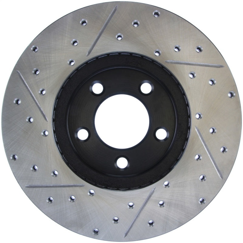 StopTech 96-97 Ford Thunderbird / 93-98 Lincoln Mark VII/VIII Slotted & Drilled Left Front Rotor