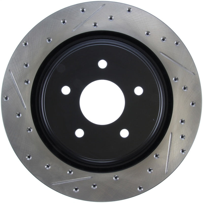 StopTech 06-08 Cadillac XLR-V SC / 06-09 Corvette (Z51) Rear Right Drilled & Slotted Rotor