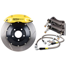 Load image into Gallery viewer, StopTech 06-10 VW Golf/Jetta Front BBK w/ Yellow ST-40 Caliper Slotted 328x28 Rotor
