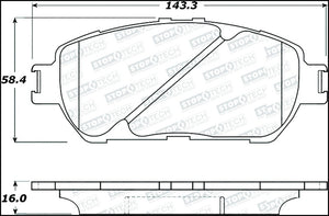 StopTech Street Select Brake Pads