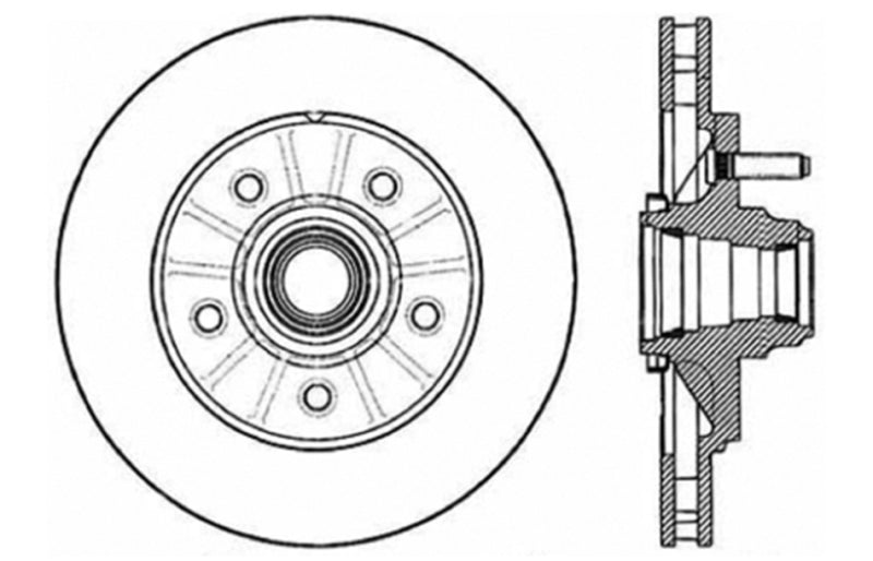 StopTech Drilled Sport Brake Rotor