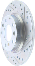 Load image into Gallery viewer, StopTech Select Sport 06-15 Mazda Miata MX-5 Slotted &amp; Drilled Vented Left Rear Brake Rotor