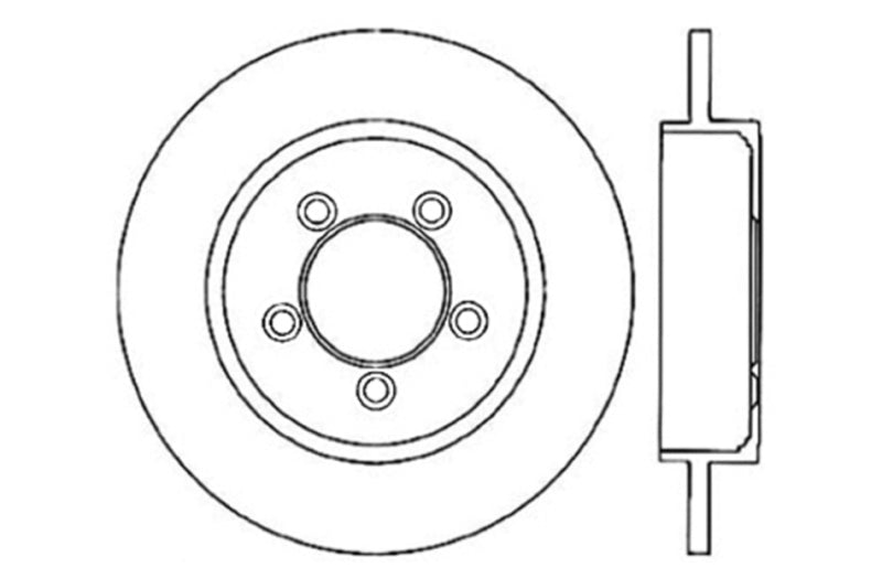 StopTech Drilled Sport Brake Rotor