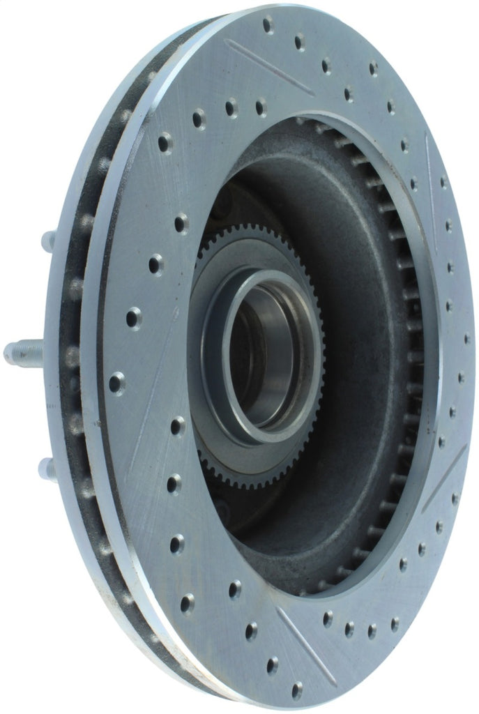 StopTech Select Sport Drilled & Slotted Rotor - Front Left