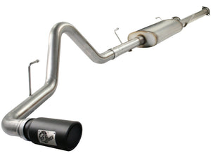 aFe MACH Force XP Exhausts Cat-Back SS-409 EXH CB Toyota Tundra 10-11 V8-5.7L 145.7 WB (blk tip)