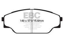 Load image into Gallery viewer, EBC 93-98 Toyota T100 Pick Up 1 Ton 2WD Yellowstuff Front Brake Pads