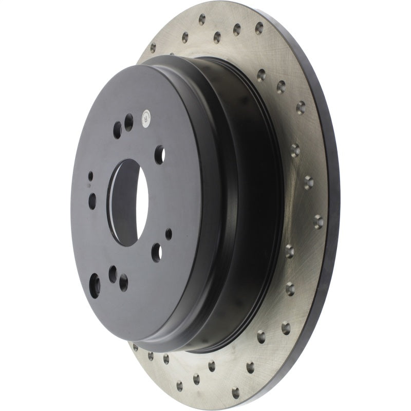 StopTech 16-18 Honda Civic Sport Cryo Drilled Right Rear Rotor