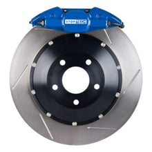 Load image into Gallery viewer, StopTech 02-05 WRX / 02-09 Impreza 2.5RS/2.5i Rear 2 Piston 328x28 Blue Slotted Rotors