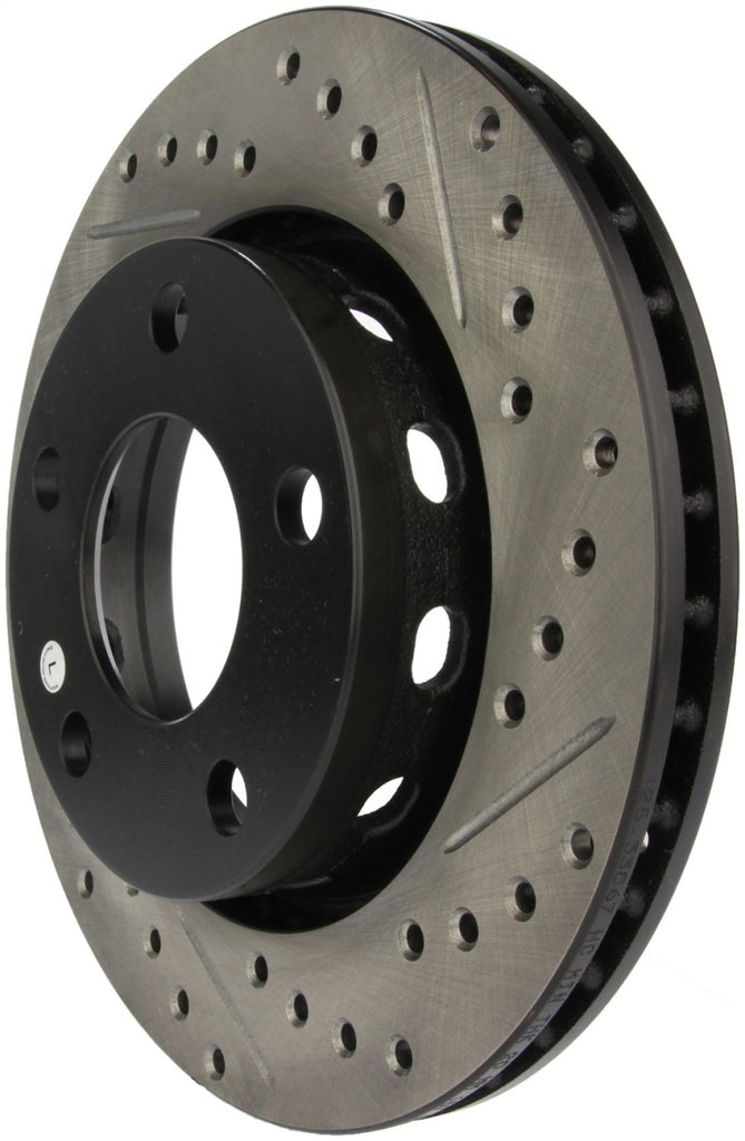 StopTech 2/99-02 Audi S4 Slotted & Drilled Left Rear Rotor