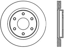 Load image into Gallery viewer, StopTech Cryo Slotted Passenger Side Front Sport Brake Rotor 05-07 Nissan Titan