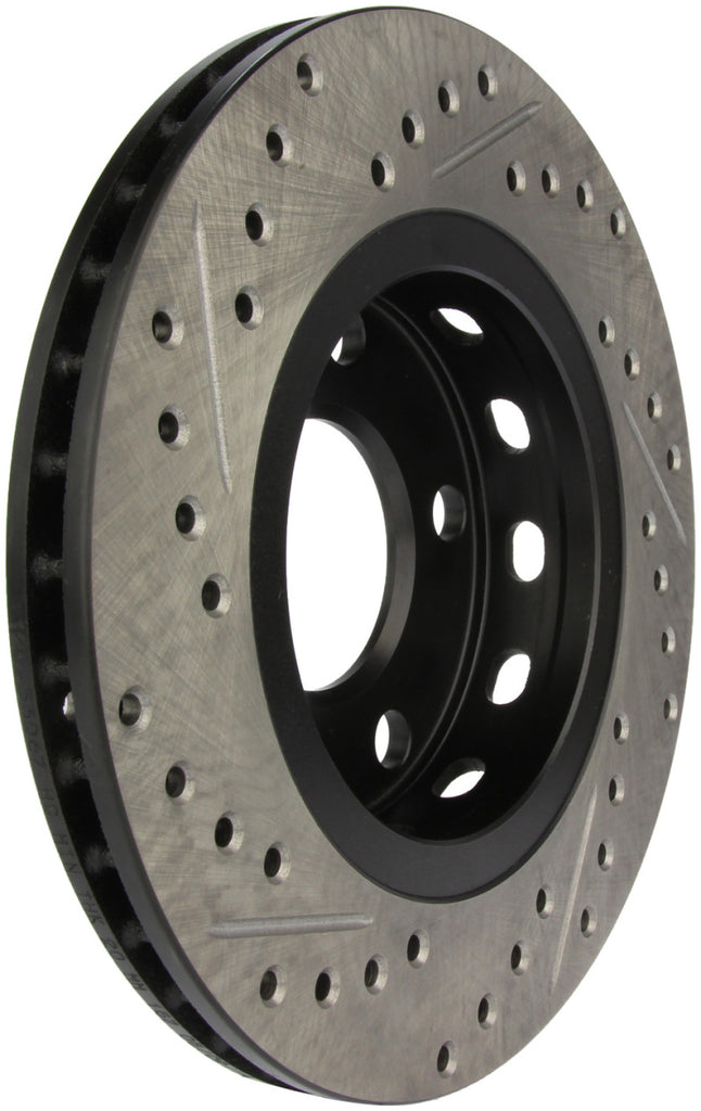 StopTech 2/99-02 Audi S4 Slotted & Drilled Left Rear Rotor