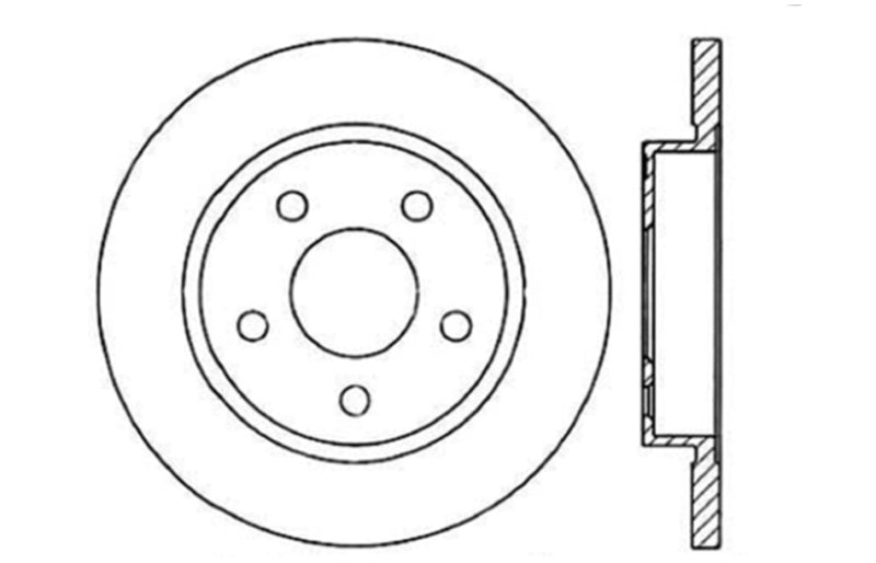 StopTech Drilled Sport Brake Rotor