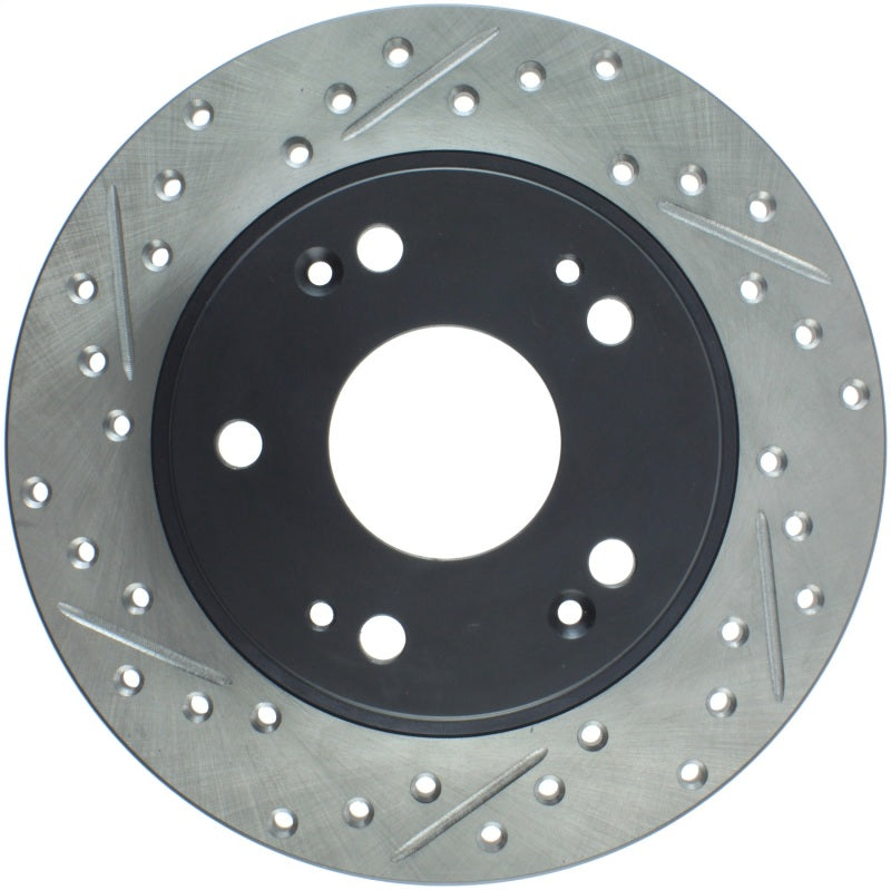 StopTech Honda CR-Z Right Rear Slotted & Drilled Rotor
