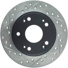 Load image into Gallery viewer, StopTech Honda CR-Z Right Rear Slotted &amp; Drilled Rotor