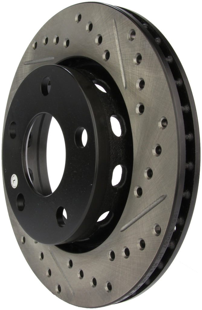 StopTech 2/99-02 Audi S4 Slotted & Drilled Left Rear Rotor