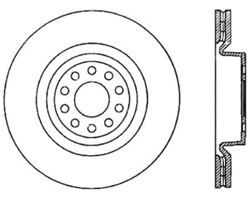 StopTech Slotted & Drilled Sport Brake Rotor
