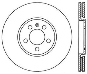 StopTech 96-98 Volkswagen Jetta / Golf GTI VR6 Sport Slotted & Drilled Front Right Cryo Rotor