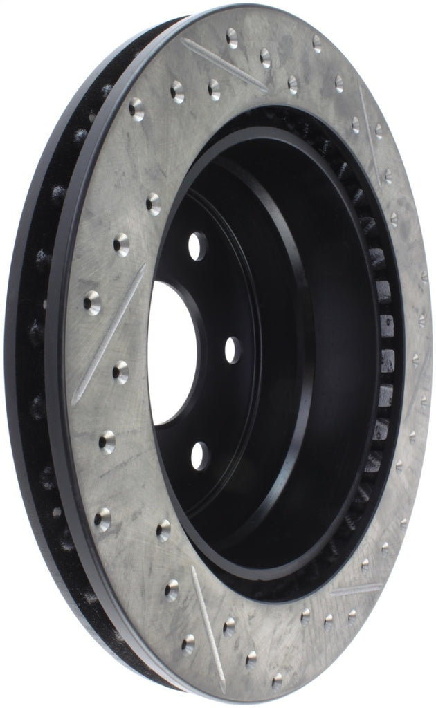 StopTech Power Slot 02-06 Escalade / 03-06 Avalance 1500 Rear Right Drilled & Slotted Rotors