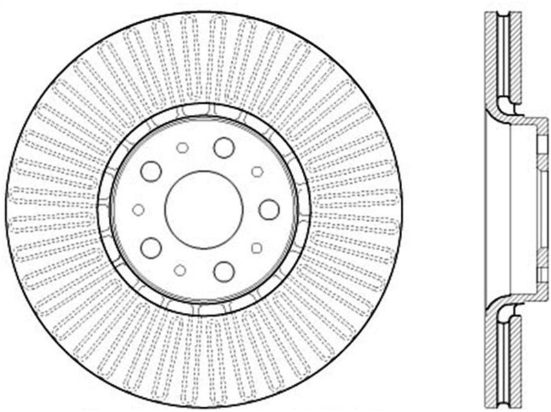 StopTech Drilled Sport Brake Rotor