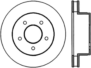 StopTech 90-02 Chevrolet Astro / GMC Safari Sport Slotted & Drilled Front Left Cyro Rotor