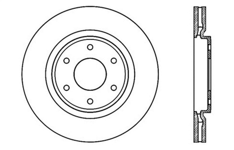 StopTech Drilled Sport Brake Rotor