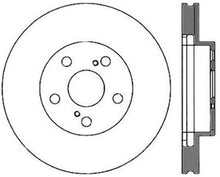 Load image into Gallery viewer, StopTech Power Slot 00 Toyota Celica GT CRYO Slotted Left Front Rotor