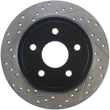 Load image into Gallery viewer, StopTech 06-10 Jeep Commander / 06-10 Gr Cherokee (Exc SRT-8) Slotted &amp; Drilled Rear Right Rotor