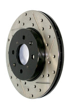Load image into Gallery viewer, StopTech 10-12 Land Rover Range Rover Drilled &amp; Slotted Front Right Brake Rotor