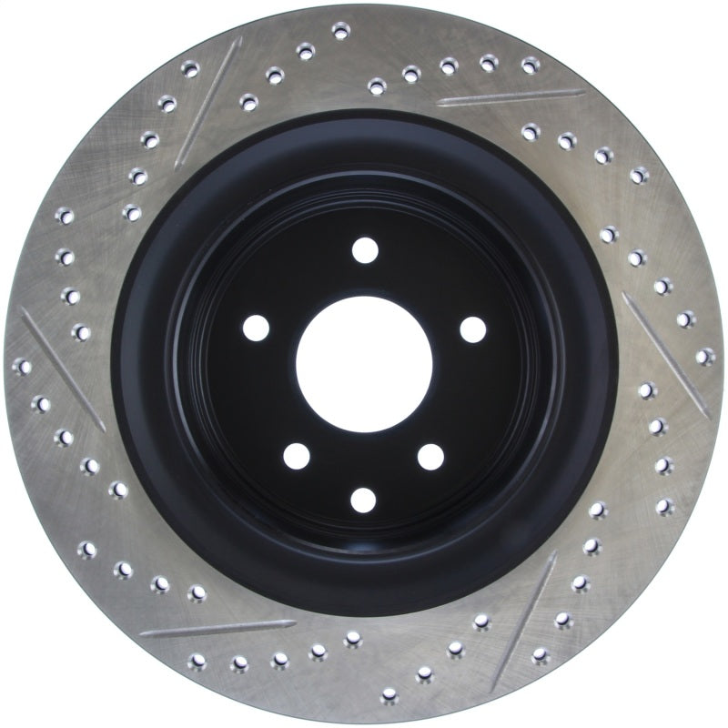 StopTech 07-08 Infiniti G35 / 08-09 G37 SportStop Slotted & Drilled Rear Left Rotor