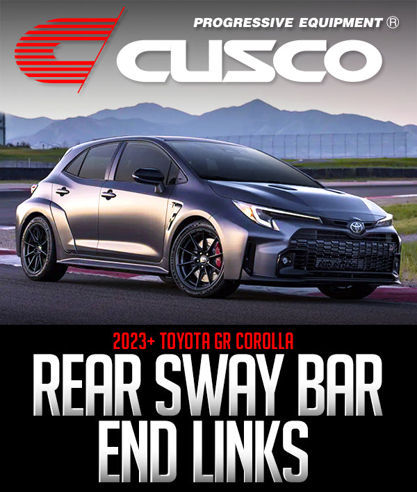Cusco 2023 Toyota GR Corolla Rear Adjustable Sway Bar End Link Set