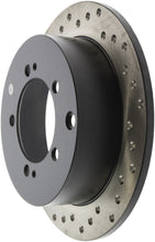 Load image into Gallery viewer, StopTech 95-99 Eagle Talon Tsi Turbo / 94-99 Mitsubishi Eclipse Turbo Drilled Right Rear Rotor