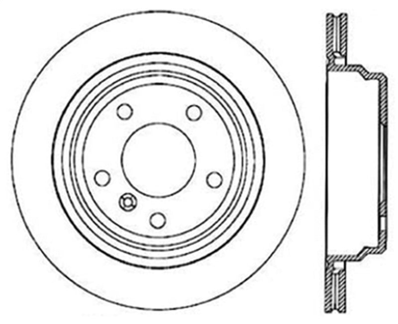 StopTech Drilled Sport Brake Rotor