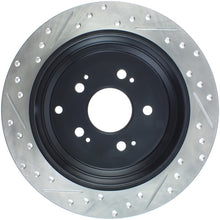 Load image into Gallery viewer, StopTech 05-10 Honda Odyssey SportStop Slotted &amp; Drilled Left Rear Rotor