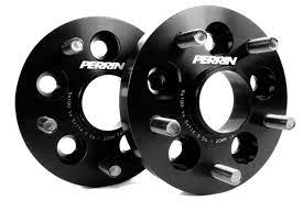 PERRIN Subaru/Toyota/Scion 7mm Wheel Spacers (Slip-On Style With Studs) 5x114.3/5x100 56mm CB - Pair