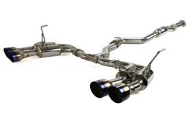 Invidia 11-14 Subaru WRX / STI Sedan Gemini/R400 Single Layer Quad Titanium Tip Cat-back Exhaust
