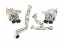 Load image into Gallery viewer, Invidia 15+ Subaru STI 4Dr Q300 Single Layer Stainless Steel Quad Tip Cat-Back Exhaust