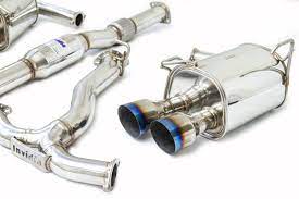 Invidia 15+ Subaru STI 4Dr Q300 Single Layer Titanium Burnt Quad Tip Cat-Back Exhaust