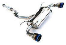 Load image into Gallery viewer, Invidia Subaru BRZ / Scion FRS Q300 w/ Rolled Titanium Tips Cat- Back Exhaust (Blue Edge)