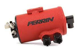 PERRIN 02-14 Subaru WRX / 04-21 STI / 05-09 LGT & OBXT (w/FMIC Only) Air Oil Separator - Red