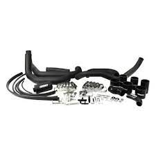 PERRIN 08-14 Subaru WRX Front Mount Intercooler Boost Tubes + Hardware - Black Tubes