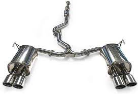 Invidia 15+ Subaru WRX/STI 4Dr Q300 Twin Outlet Rolled Stainless Steel Quad Tip Cat-Back Exhaust