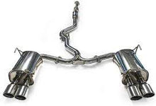 Load image into Gallery viewer, Invidia 15+ Subaru WRX/STI 4Dr Q300 Twin Outlet Rolled Stainless Steel Quad Tip Cat-Back Exhaust