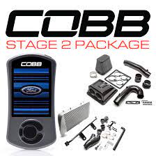 Cobb 17-20 Ford F-150 Raptor Stage 2 Redline Carbon Fiber Power Package - Silver