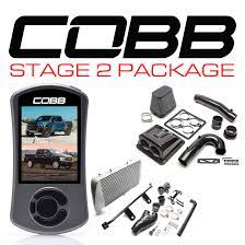 Cobb 17-20 Ford F-150 Raptor Stage 2 Redline Carbon Fiber Power Package w/TCM - Silver