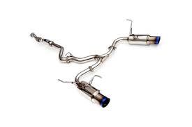 Invidia 08+ Subaru WRX/STI 4dr N1 Twin Outlet Single Layer Tip Titanium Cat-Back Exhaust
