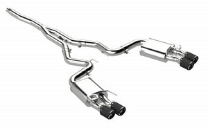MBRP 2022+ Subaru WRX 3in Cat-Back Dual Split Rear Quad Carbon Fiber Tips Race Profile Exhaust