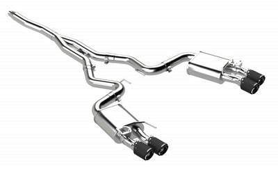 MBRP 2022+ Subaru WRX 3in Cat-Back Dual Split Rear Quad Carbon Fiber Tips Race Profile Exhaust