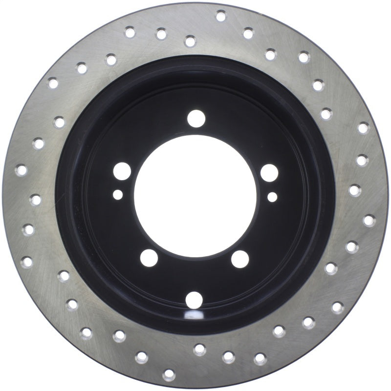 StopTech 95-99 Eagle Talon Tsi Turbo / 94-99 Mitsubishi Eclipse Turbo Drilled Right Rear Rotor