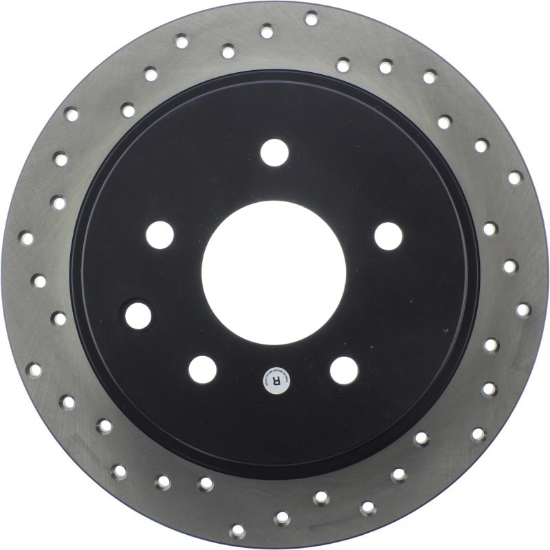StopTech  02-17 Nissan Altima Cryo Sport Drilled Vented 1-Piece Rear Passenger Side Brake Rotor