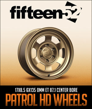 fifteen52 Patrol HD 17x8.5 6x135 0mm ET 87.1 Center Bore Bronze Wheel